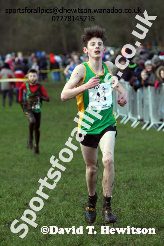 Boys under-15 Northern Cross Country Champs., Witton Park, Blackburn. Photo: David T. Hewitson/Sports for All Pics